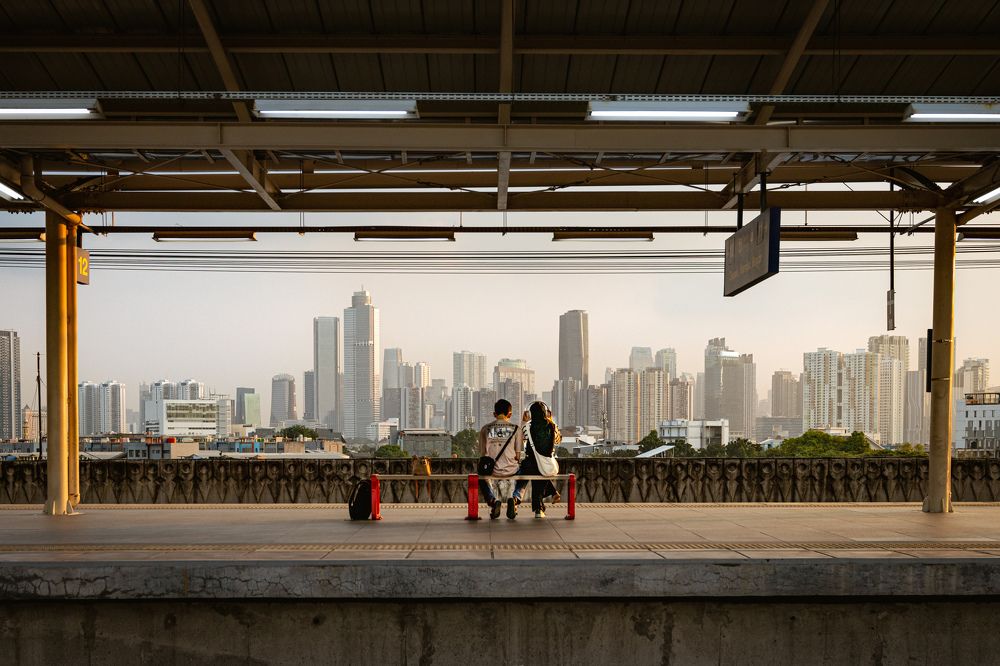 Enjoying the afternoon view