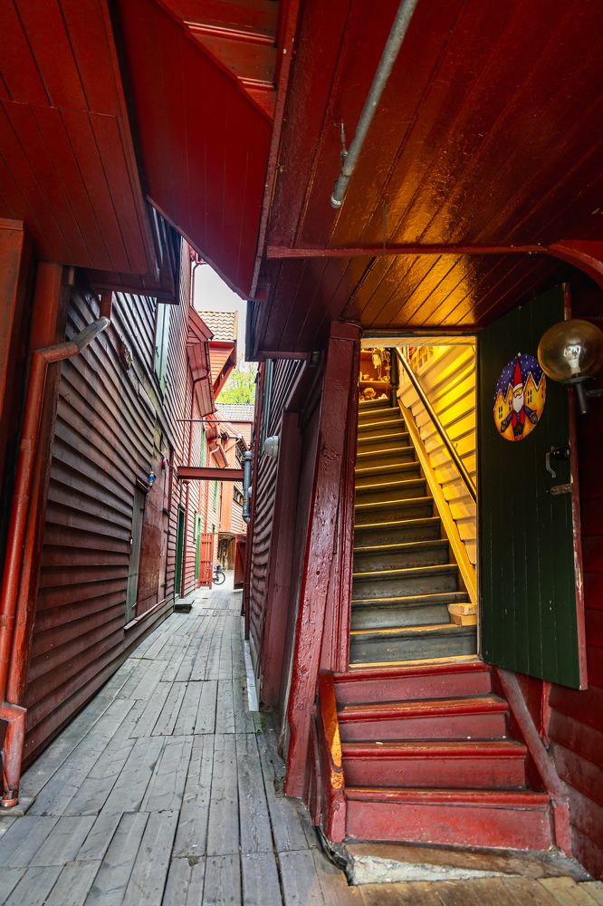 The alley @ Bergen, Norway