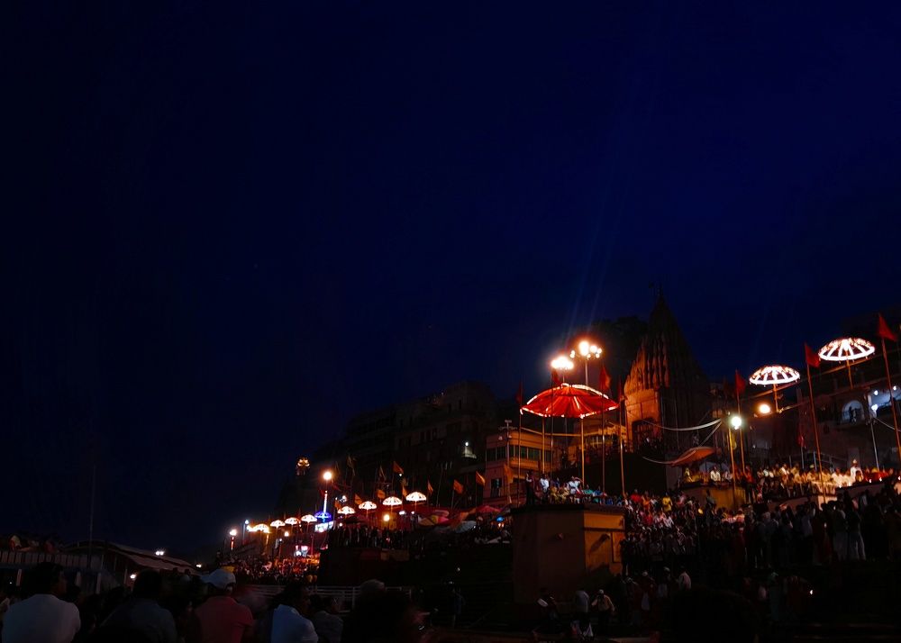The colourful ghats of Varanasi
