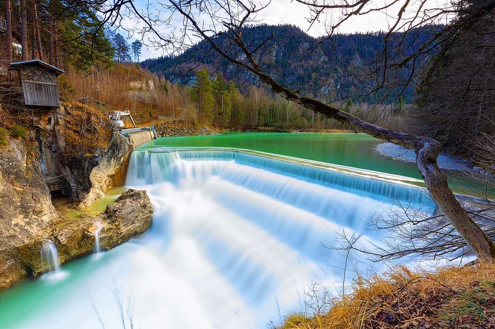 Beautiful Lech Waterfall