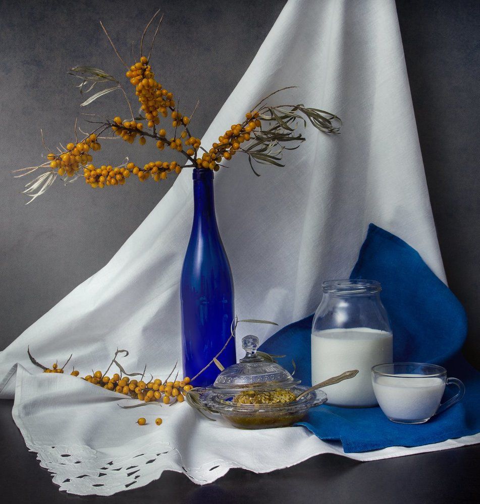 Молоко с мёдом