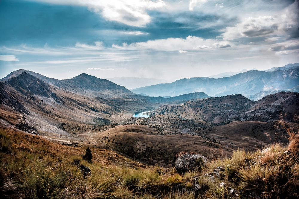 на перевале