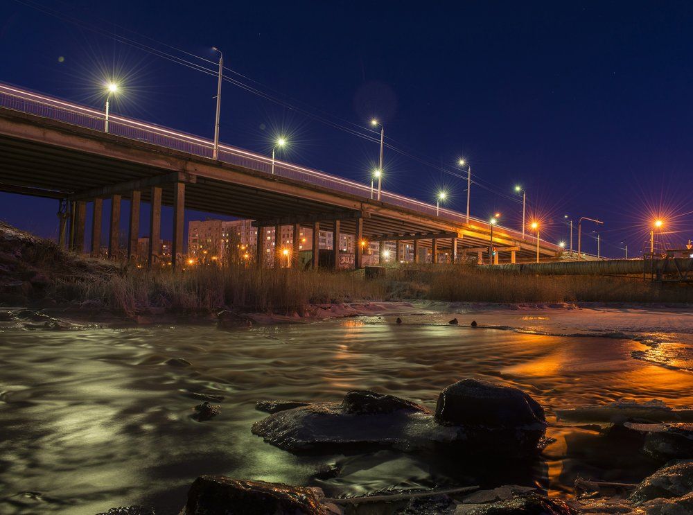 вечерний мост