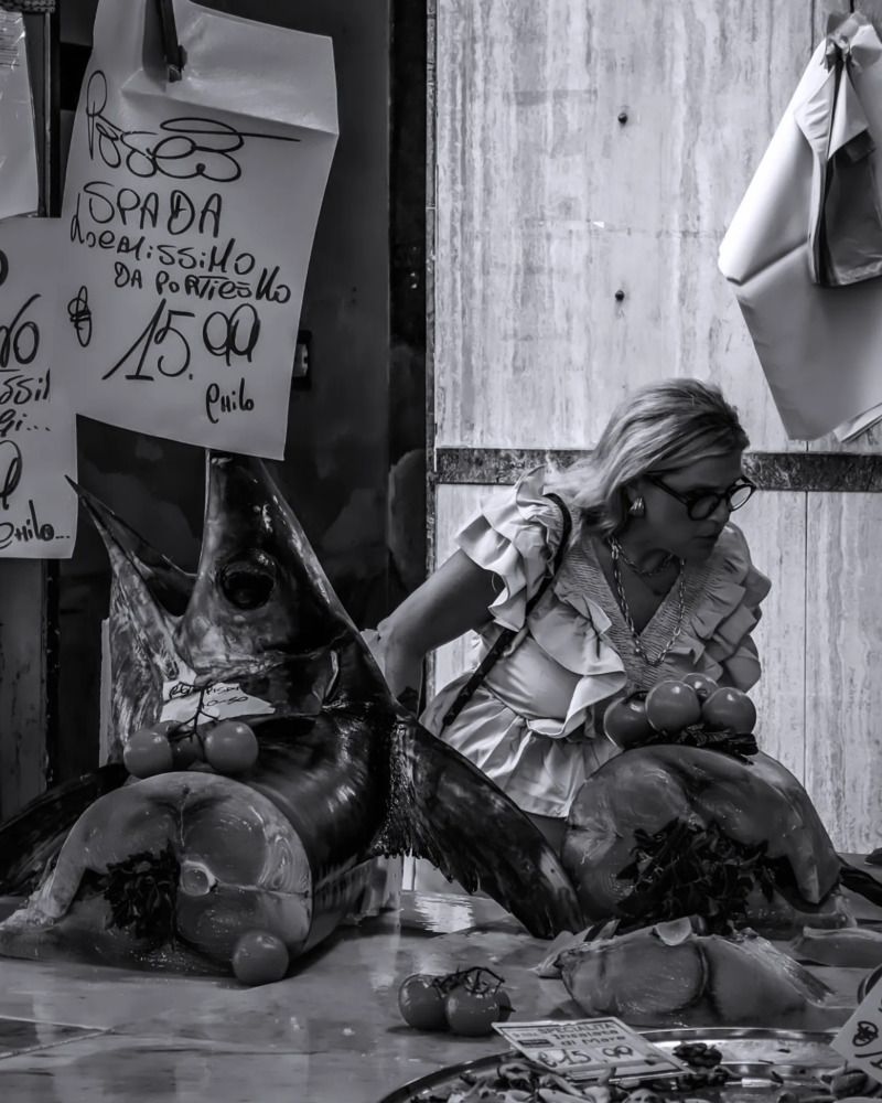 Street market of Palermo