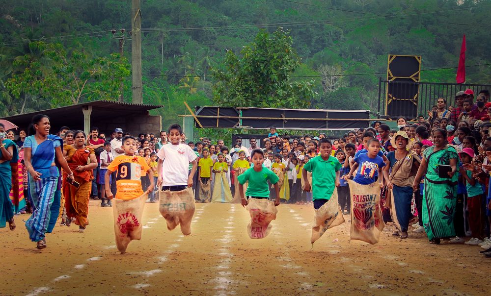 Sack race