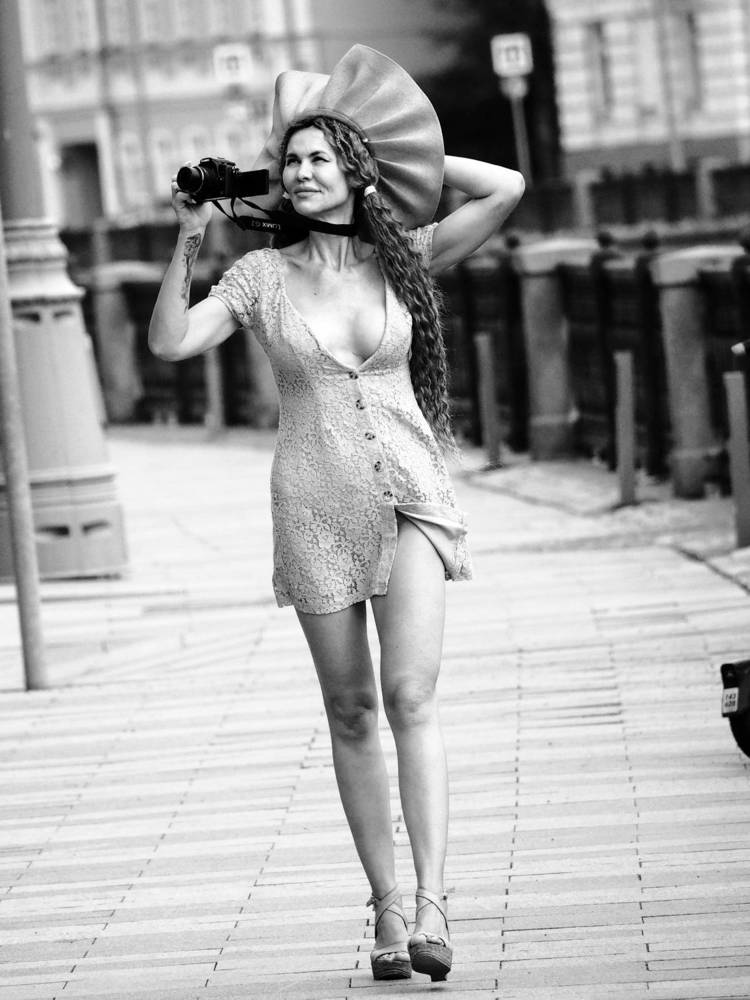 Фотографиня на фотопрогулке