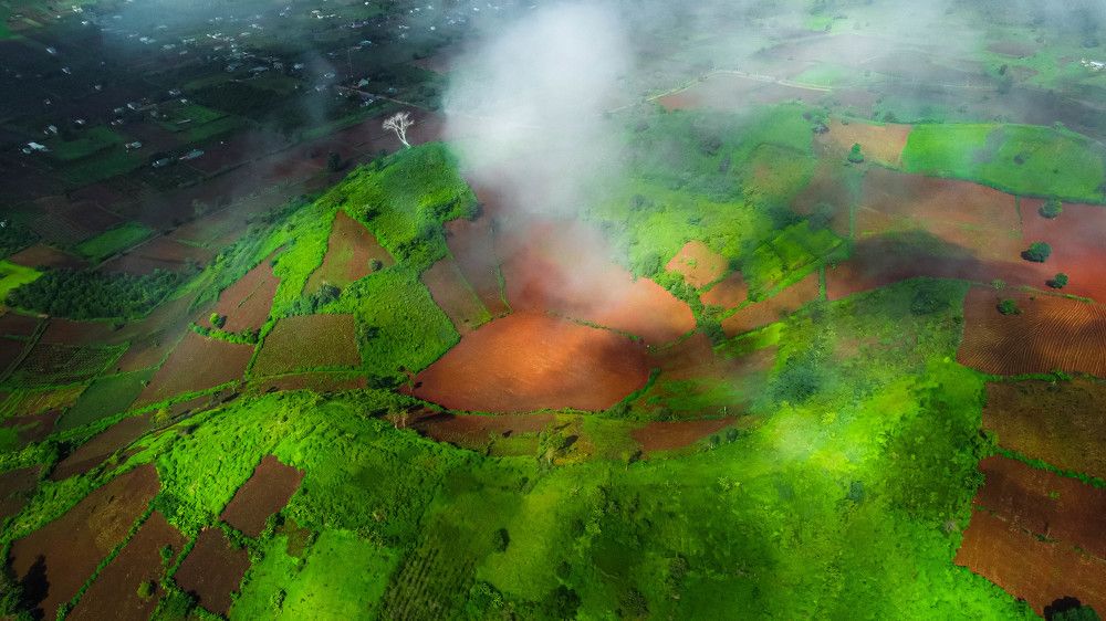 Chư Đăng Ya volcano in July