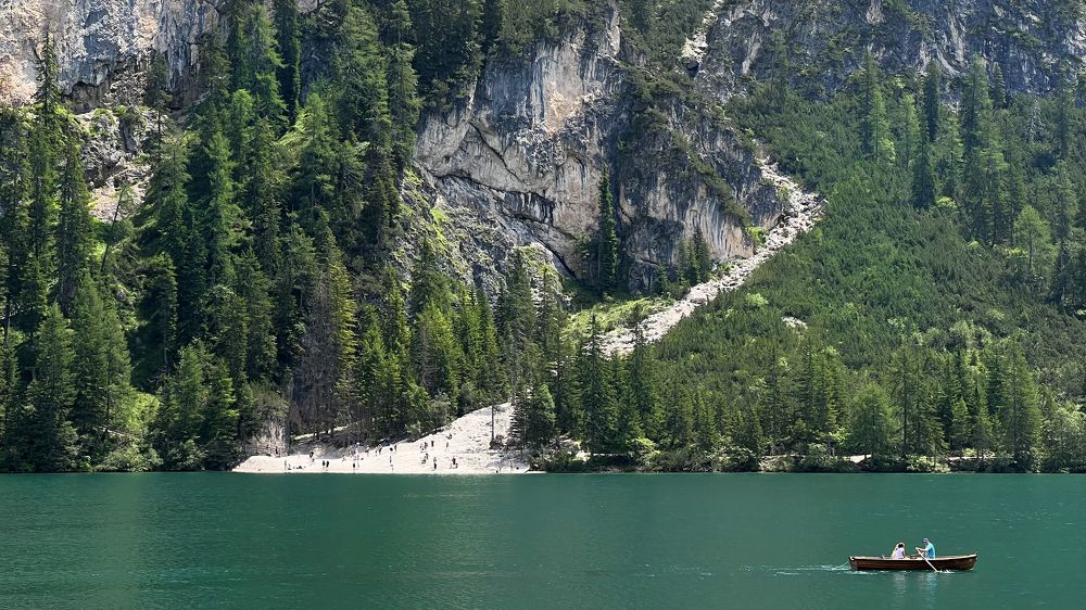 On the lake Braies