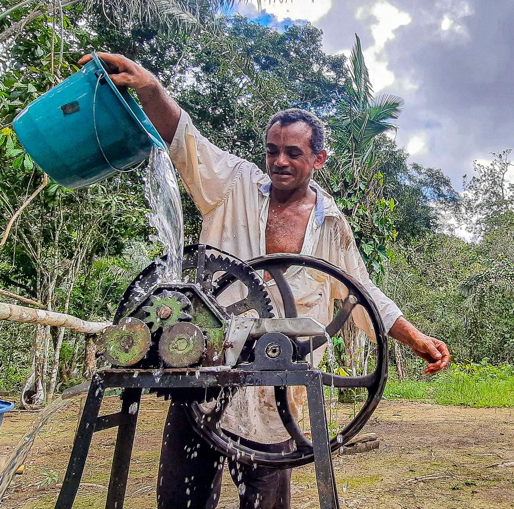 A missão de moer cana