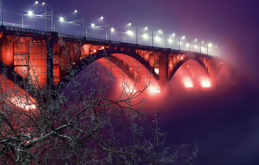 Мост через Енисей