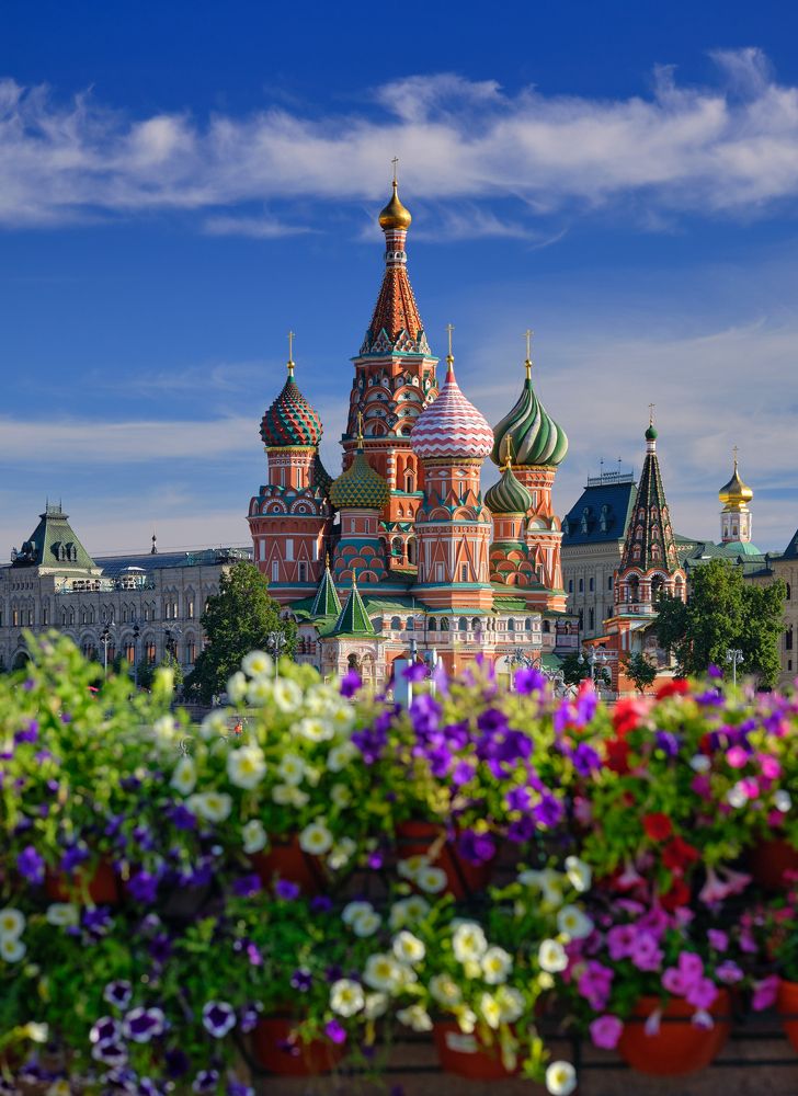 Москва. Покровский собор на Красной площади.