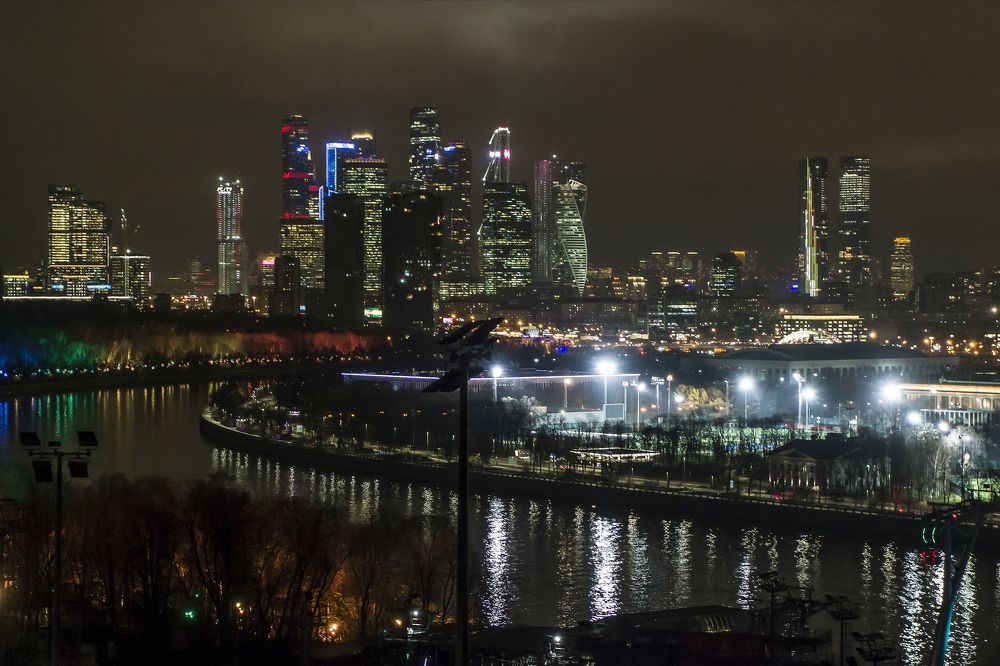 Огни и иллюминация Москвы.