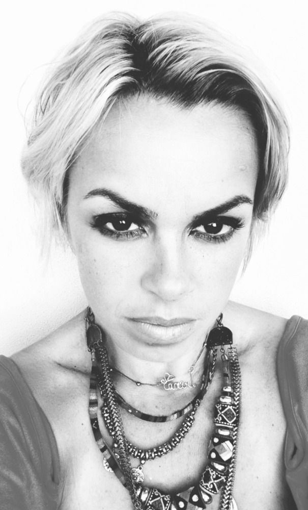 warrior woman. determined look