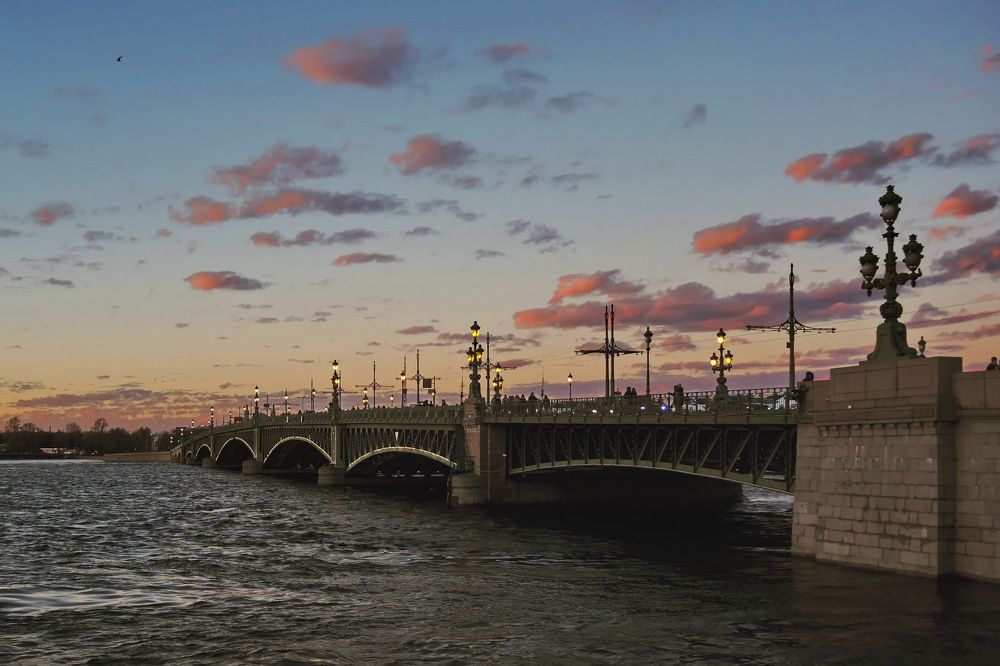 Троицкий мост. Петербург