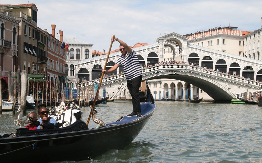 Мост Риалто.  Италия. Венеция