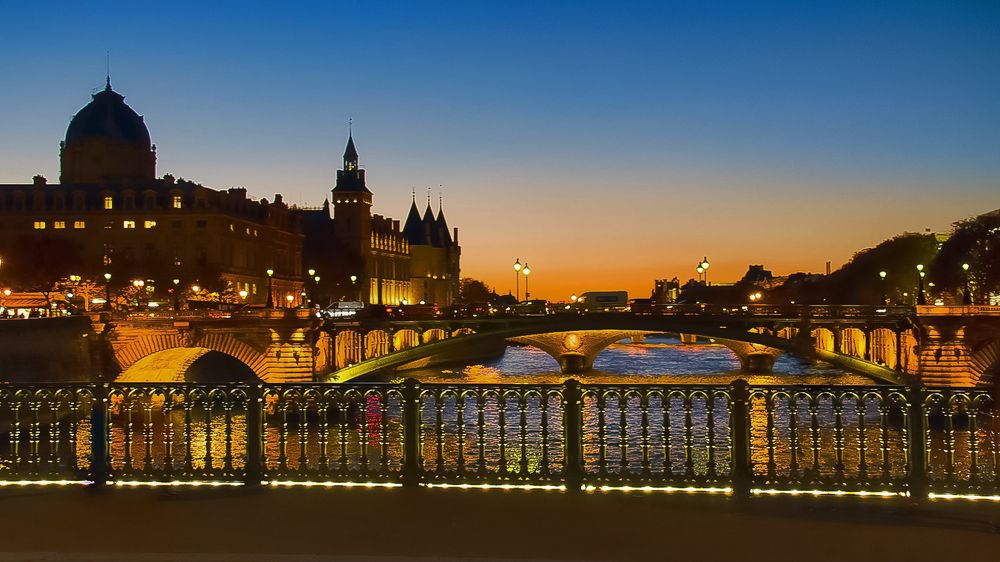 Bridges over the Seine in Paris