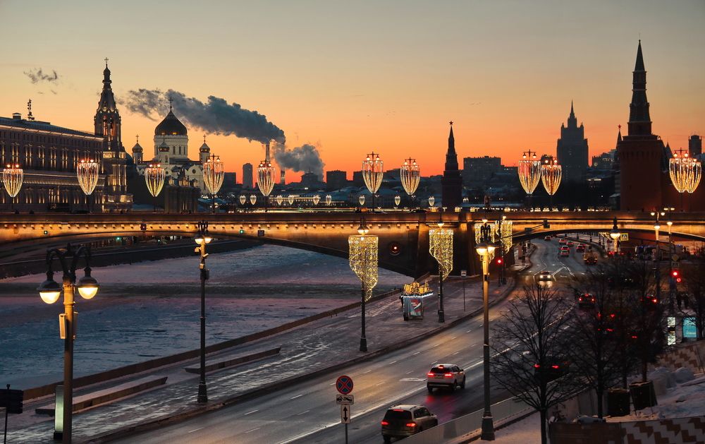 Большой Москворецкий мост, Москва.