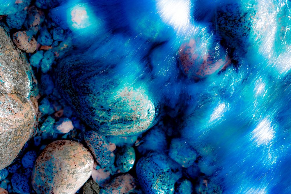 Beloved tones of blue, greens  and reds