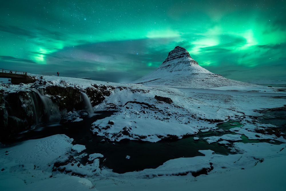 Kirkjufell Aurora