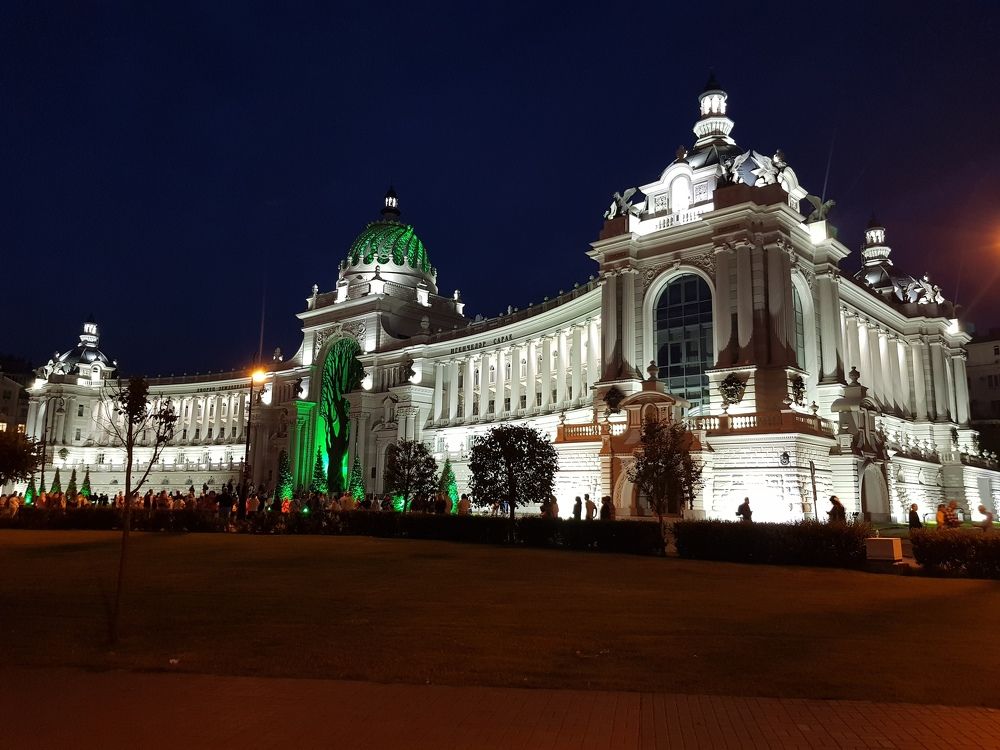 Казань в ночи.