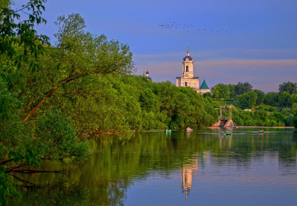 Вечер на Наре.