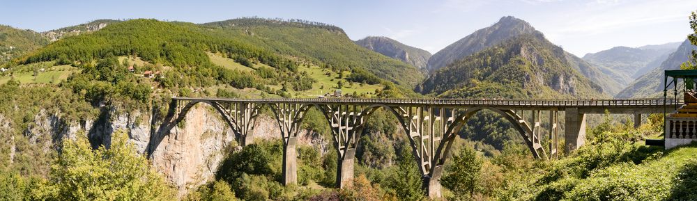 Панорама моста Джурджевича