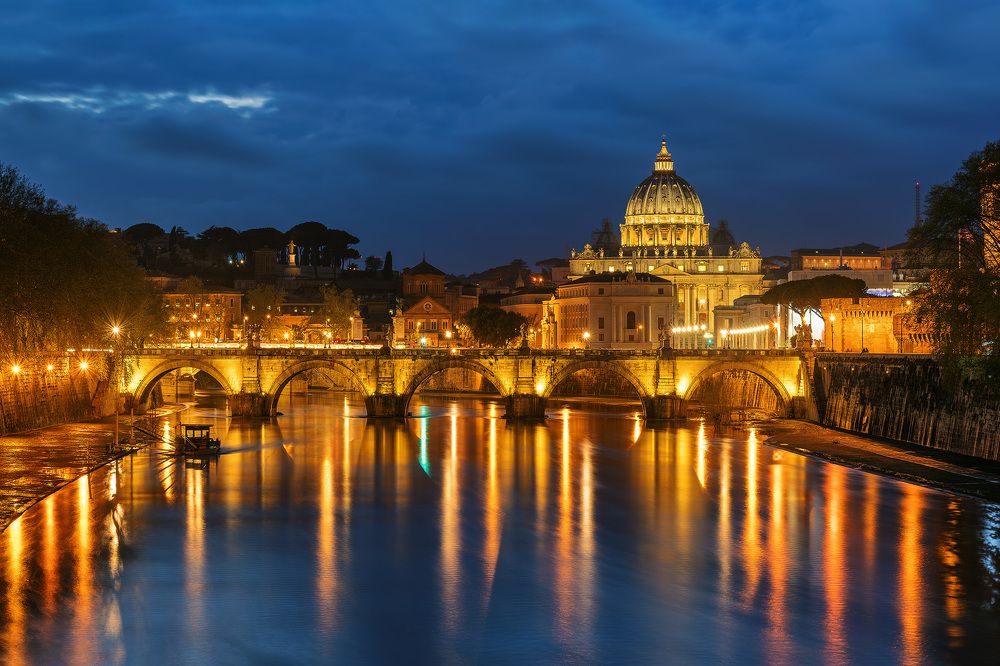 Rome at night