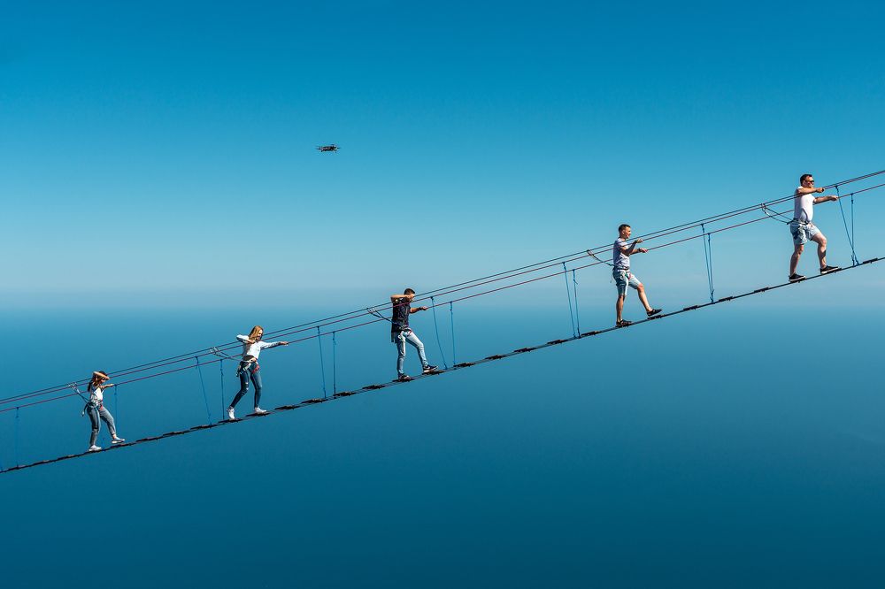 Ходьба на высоте