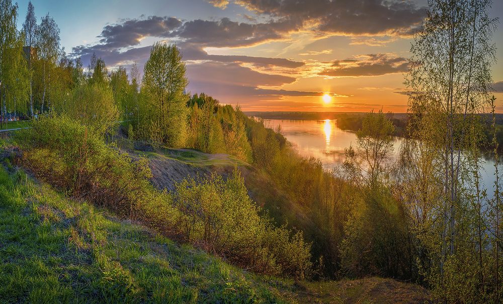 Закат в Чепецке.