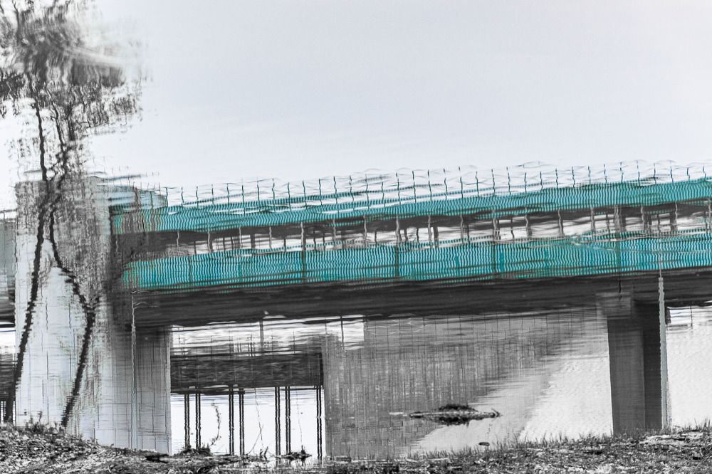 Отражение моста/Reflection of the bridge