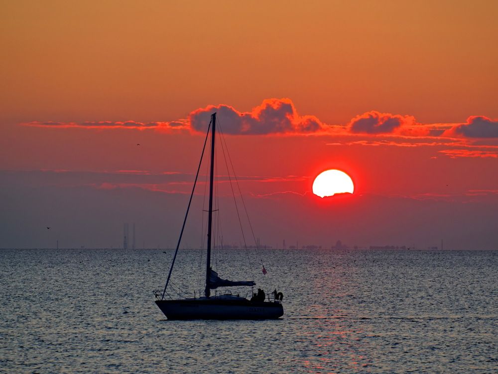 На закате дня