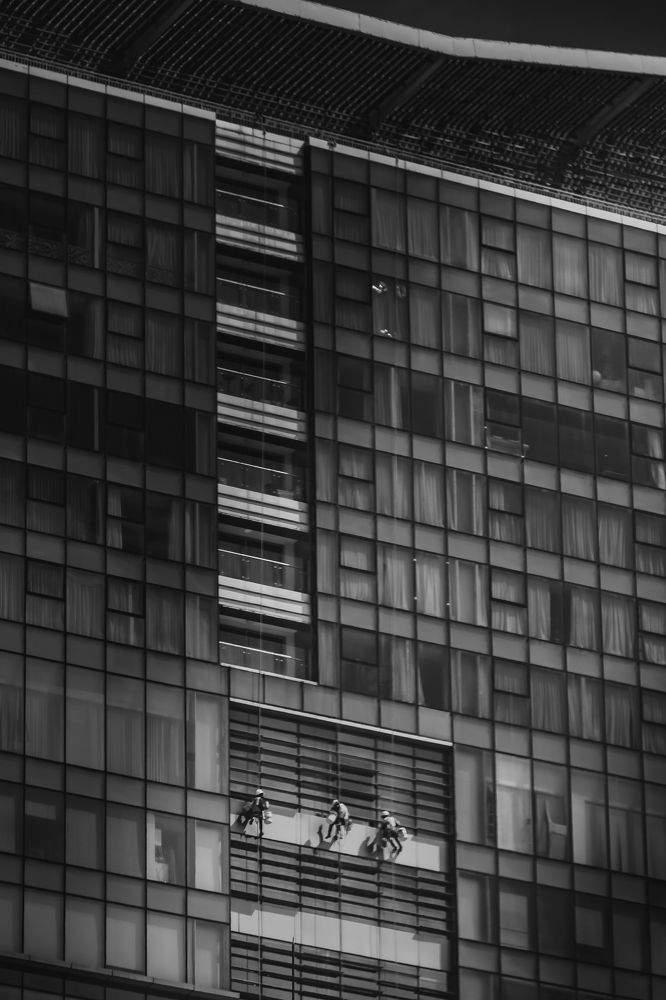 Clean high windows...