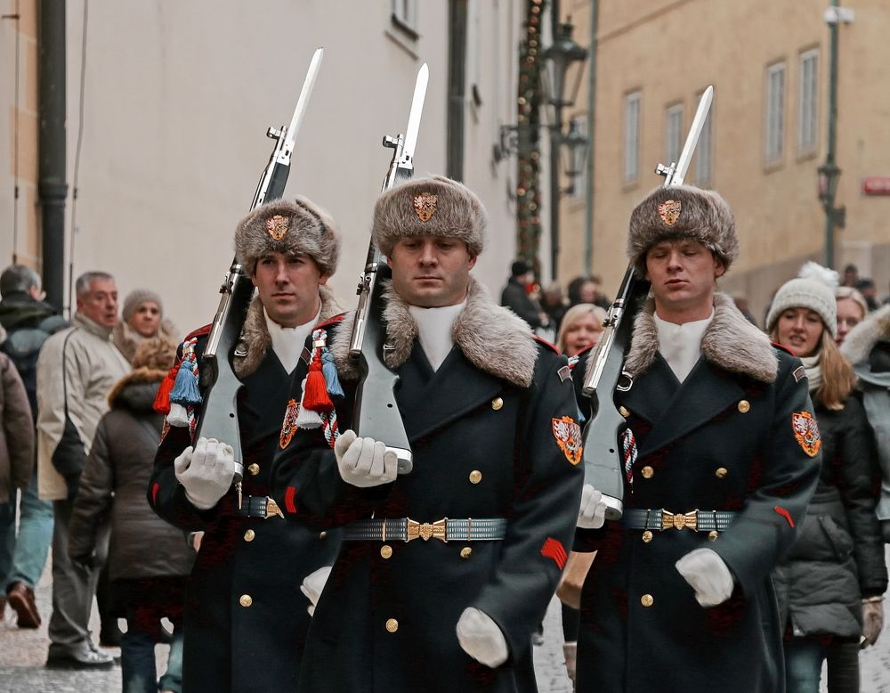 Почетный караул, Чехия, Прага.