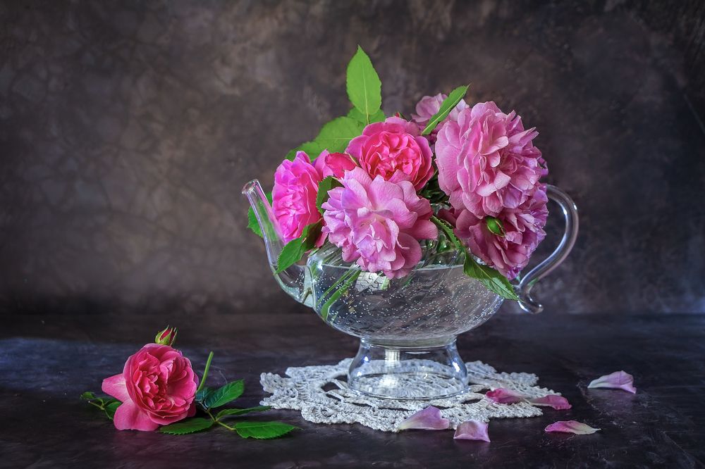 Розы чайные.