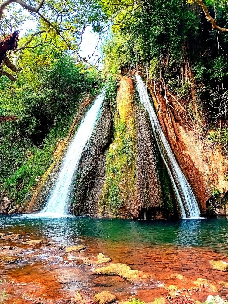 Twins waterfalls