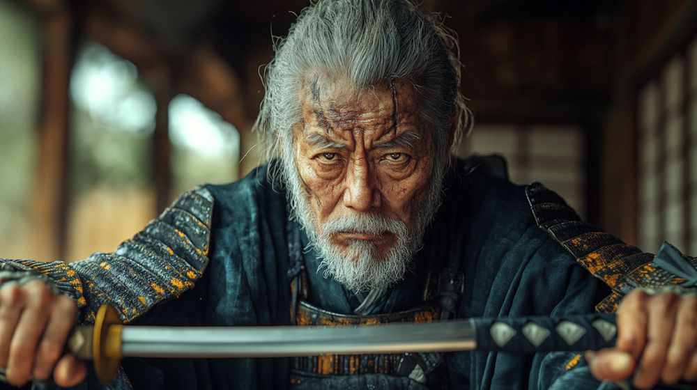 Старый самурай, old samurai