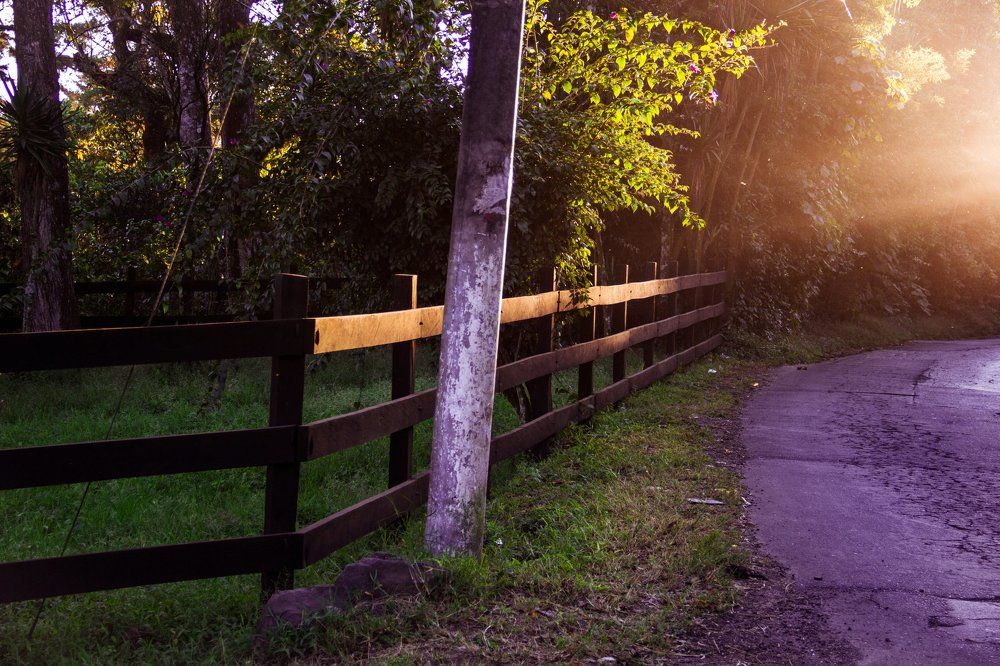 The first sunset of December