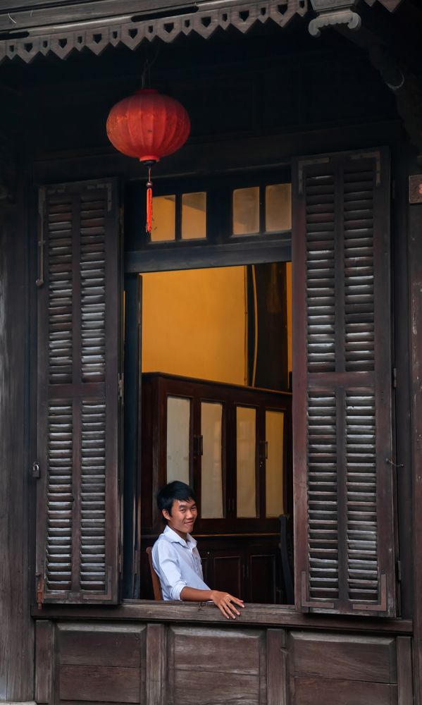 The window in HoiAn (Vietnam)