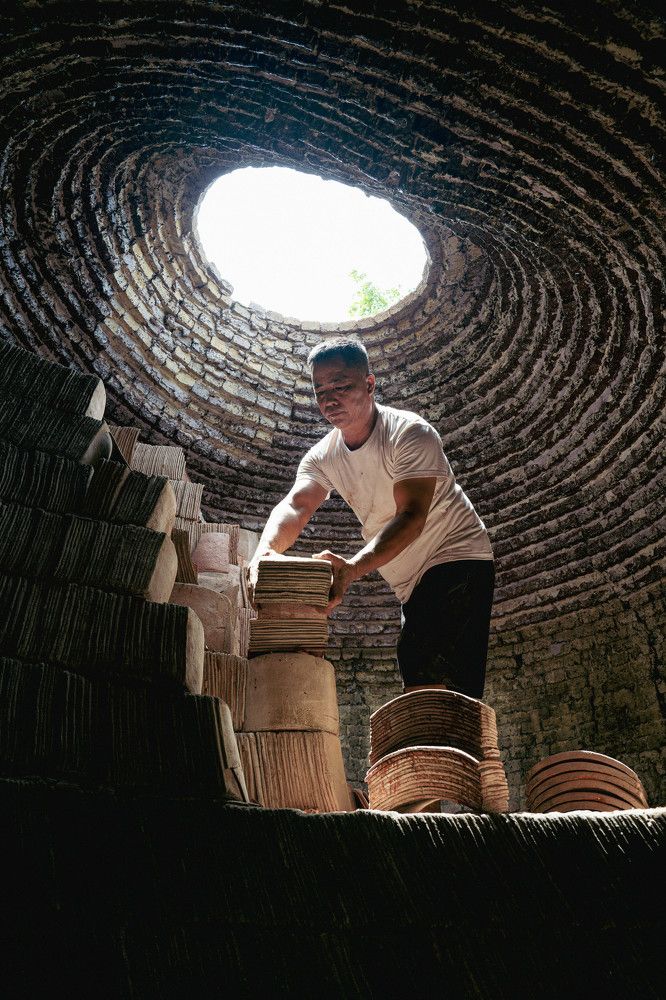 Working in the brickyard