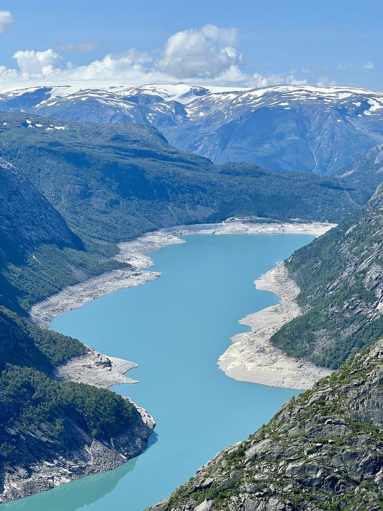 Between the mountains of Norway