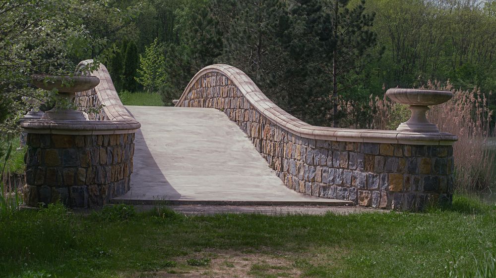 мост в Лефкадии. оз. Гечепсин