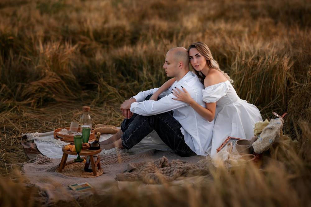 Лавстори в пшеничном поле