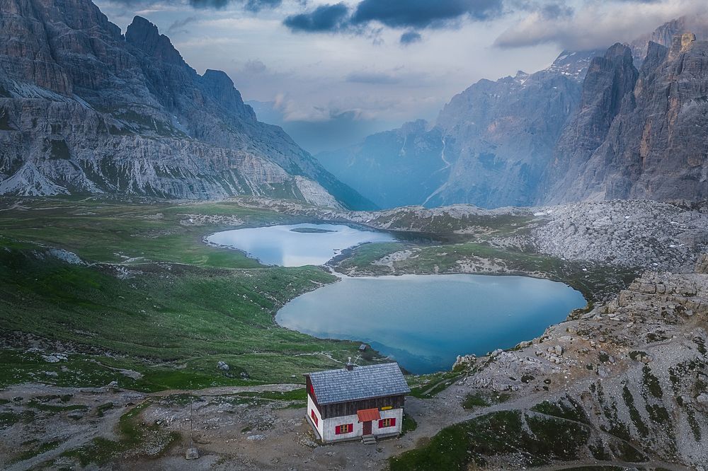 Dolomities from the sky
