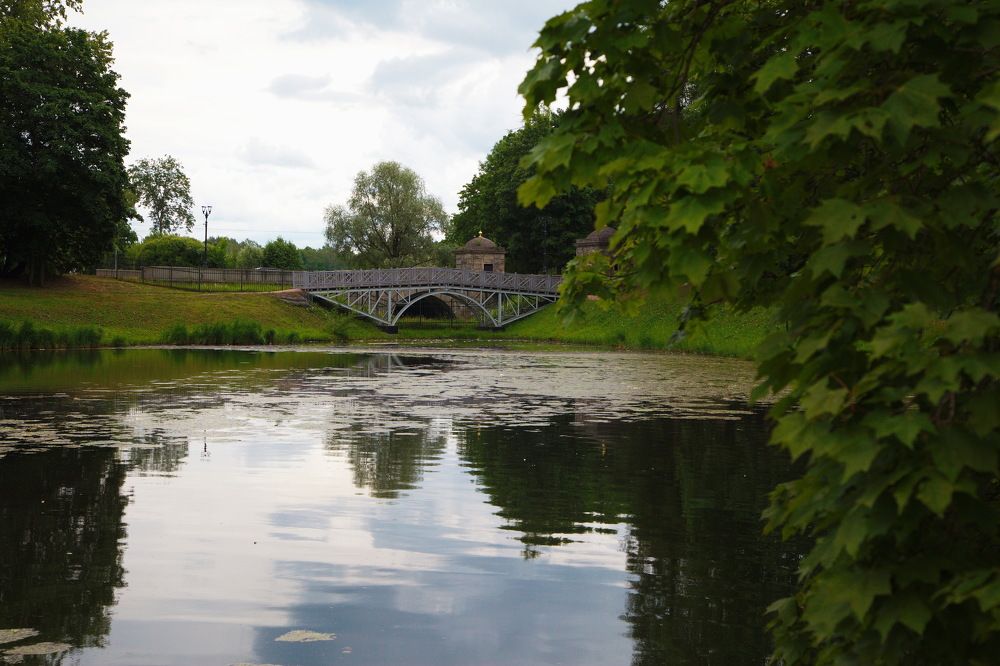 Мостик в Гатчинском парке...!