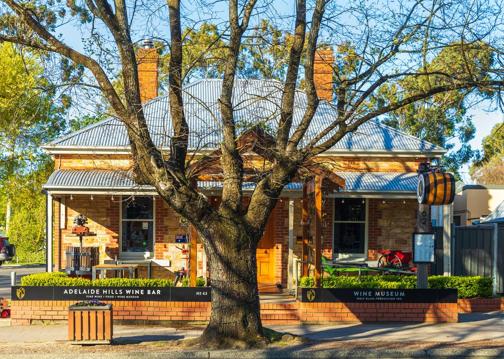 The German-style houses in Hahndorf