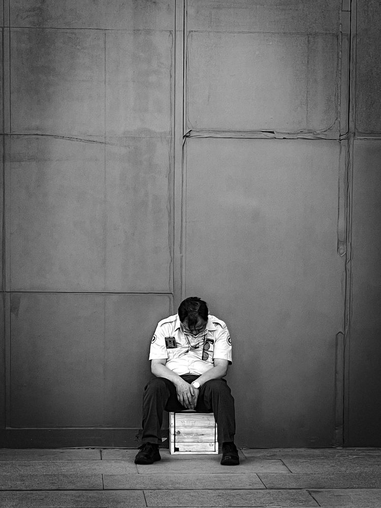 The Sleepy Security Guard