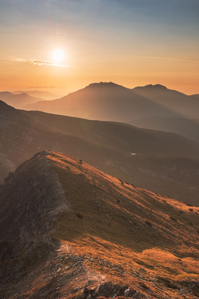 Sunrise in the Mountains