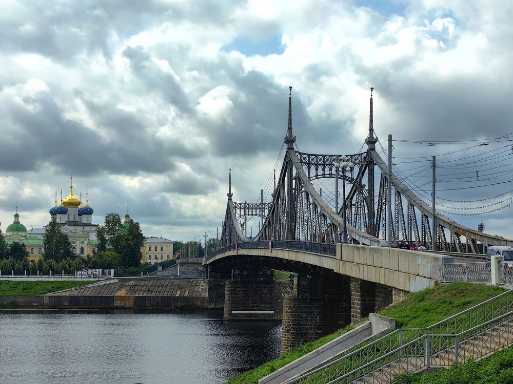 Старый волжский мост. Тверь