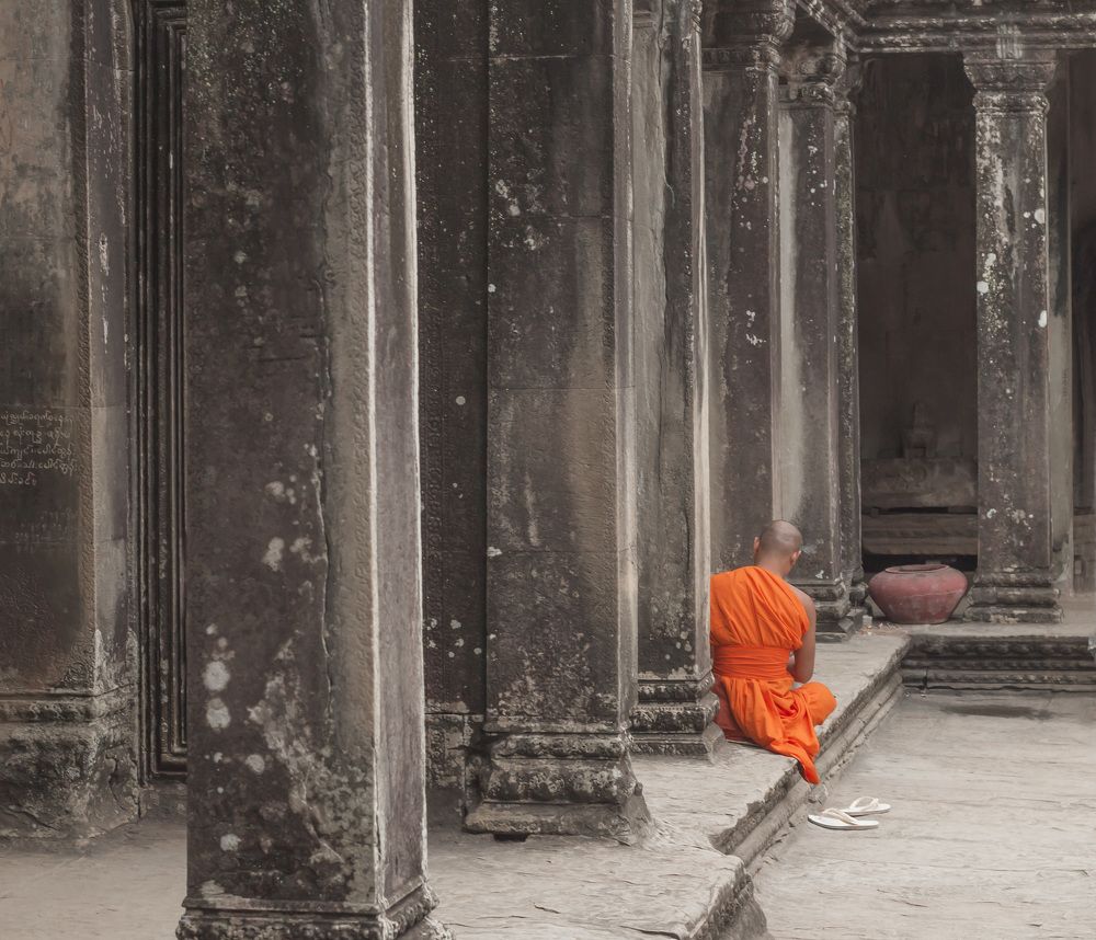 Монах...Ангкор...Камбоджа...