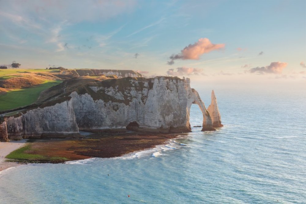 Этрета за закате